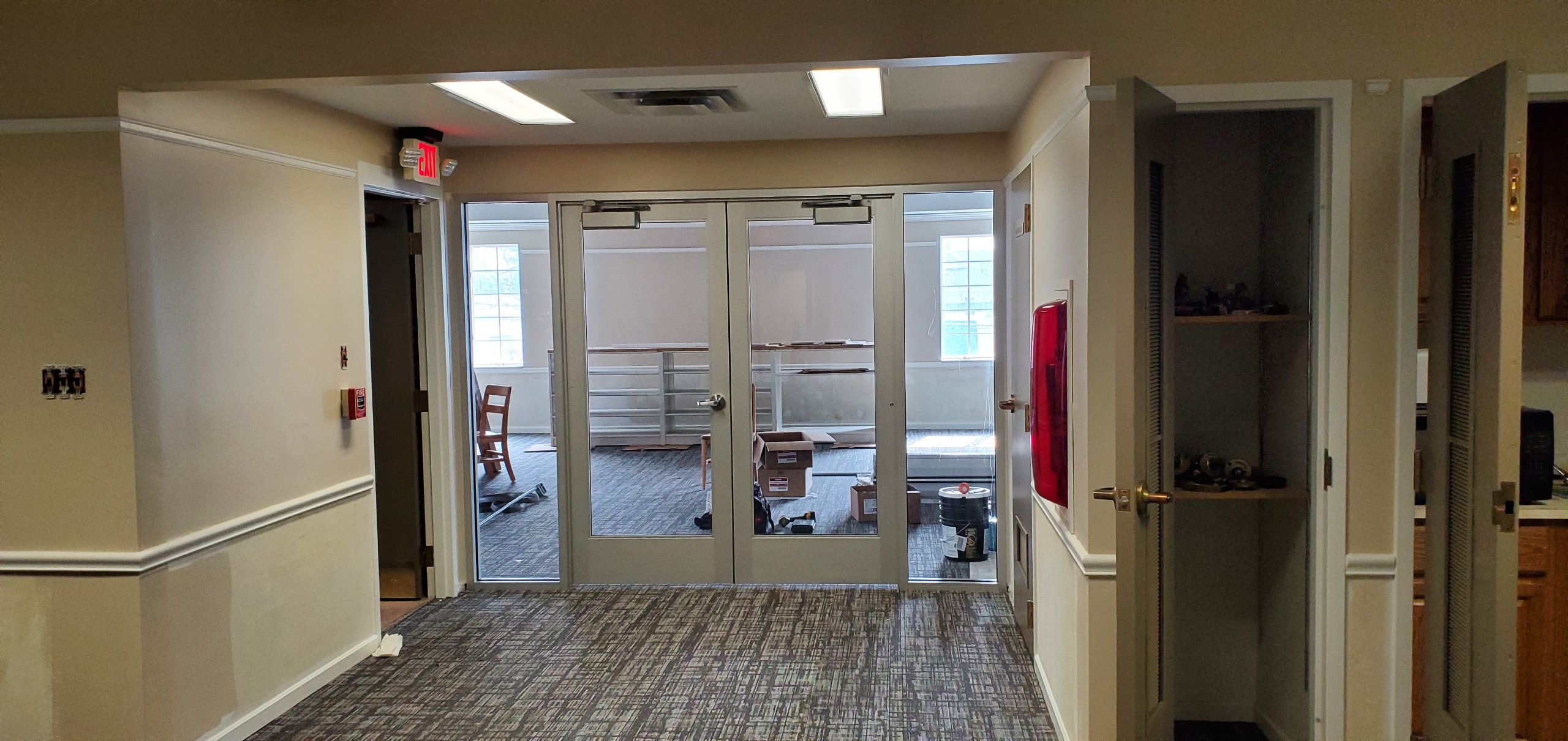 New entrance to expanded Local History Room
