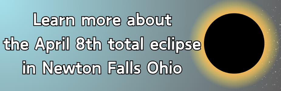 Information on the April 8th total Eclipse in newton falls 